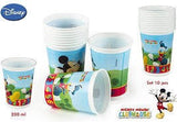mickey - 10 vaso plastico  200ml