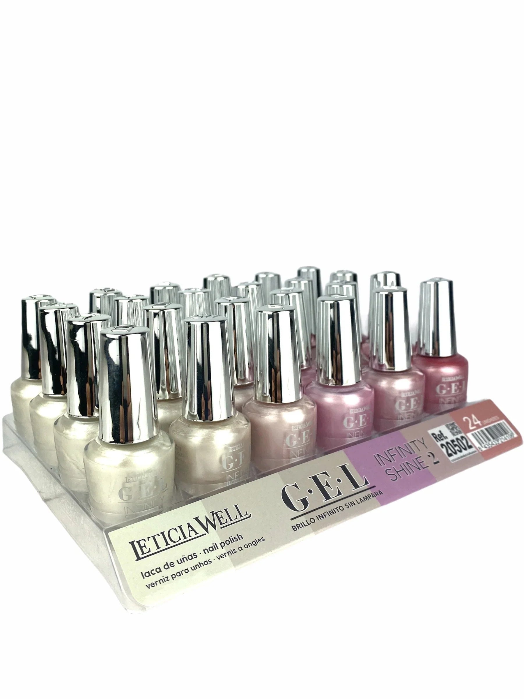 PACK DE 24 VERNIS A ONGLES G·E·L "Infinity Shine2" - LETICIA WELL