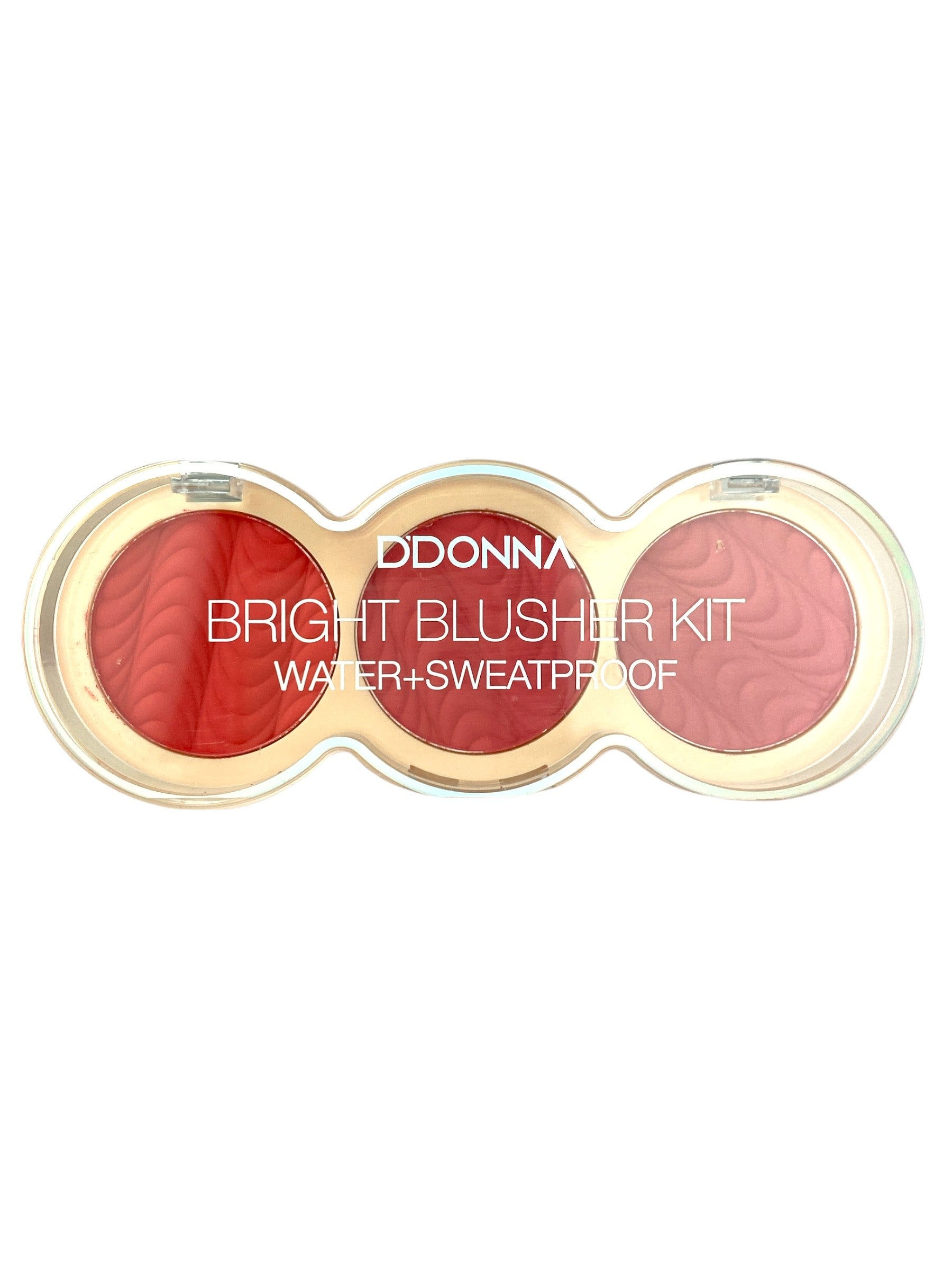 Kit de coloretes compactos "Bright blusher kit" Nº 3 - D'Donna