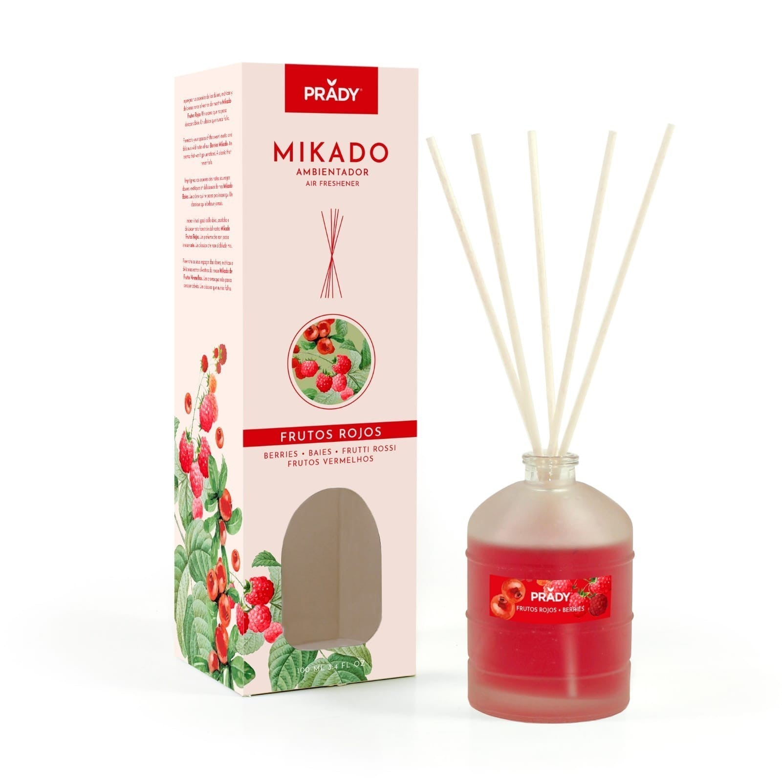 MIKADO "FRUITS ROUGES" 100 ml de perfumes prady